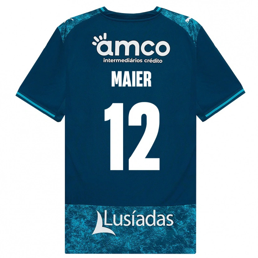 Danxen Dames Merse Maier #12 Donkerleigrijs Mediumturquoise Uitshirt Uittenue 2026/27 T-Shirt
