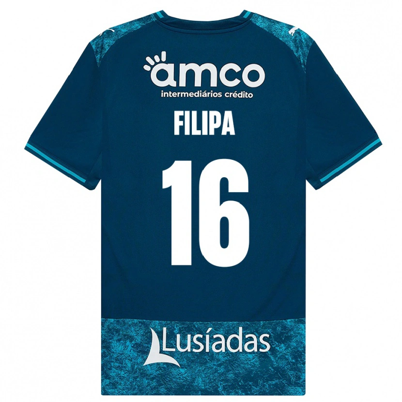 Danxen Dames Ágata Filipa #16 Donkerleigrijs Mediumturquoise Uitshirt Uittenue 2026/27 T-Shirt