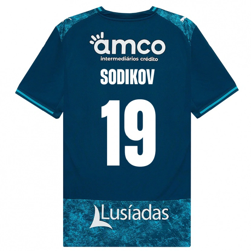 Danxen Dames Sayfiddin Sodikov #19 Donkerleigrijs Mediumturquoise Uitshirt Uittenue 2026/27 T-Shirt