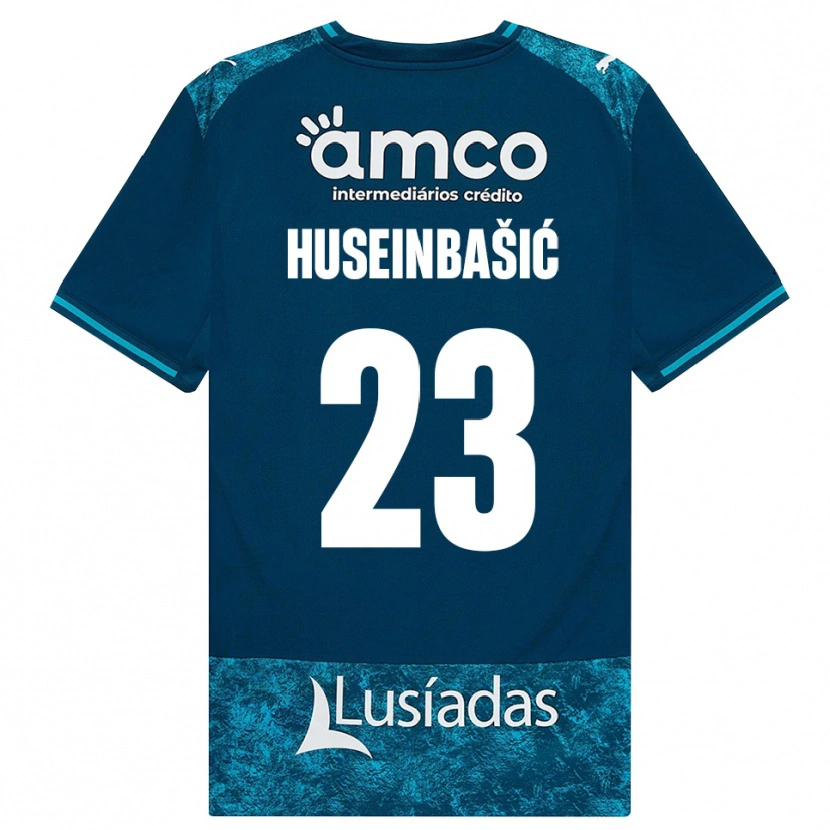 Danxen Dames Denis Huseinbasic #23 Donkerleigrijs Mediumturquoise Uitshirt Uittenue 2026/27 T-Shirt