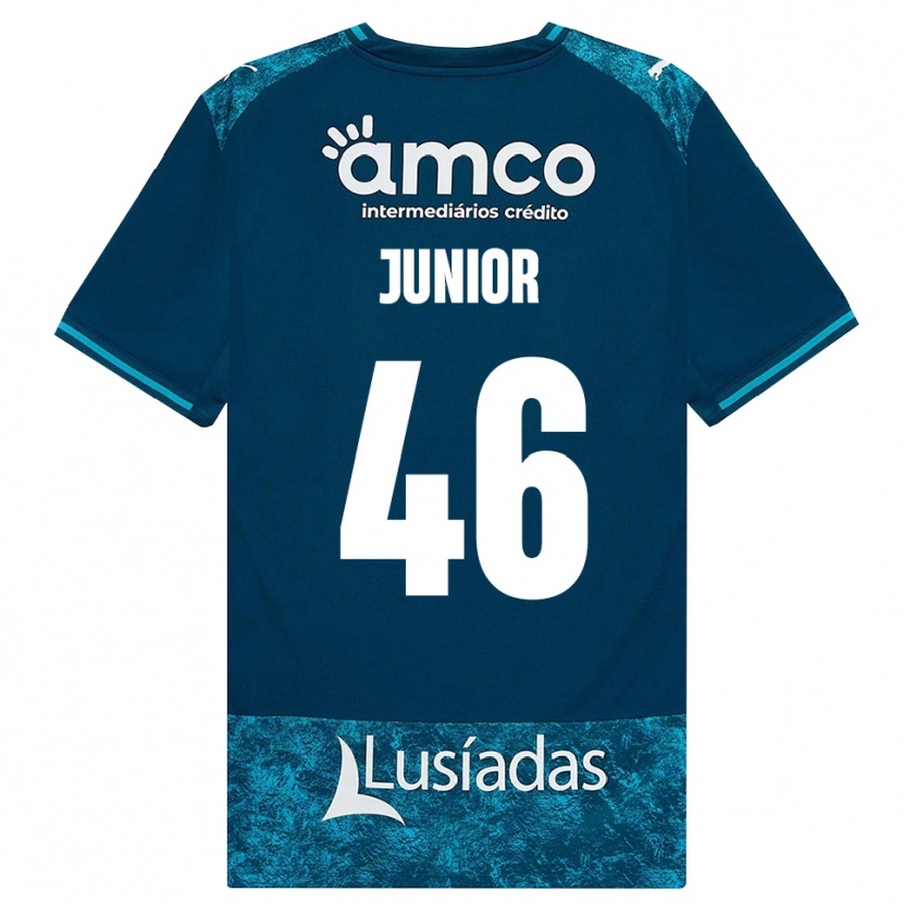 Danxen Dames Mário Junior #46 Donkerleigrijs Mediumturquoise Uitshirt Uittenue 2026/27 T-Shirt