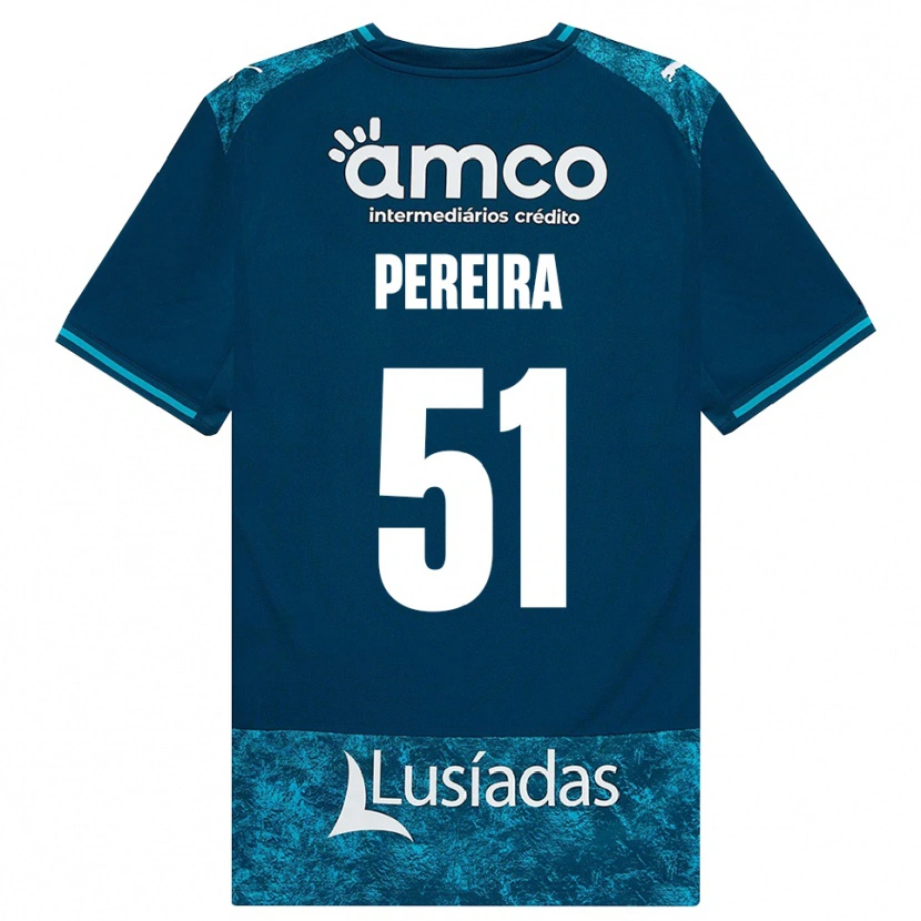 Danxen Dames Evy Pereira #51 Donkerleigrijs Mediumturquoise Uitshirt Uittenue 2026/27 T-Shirt