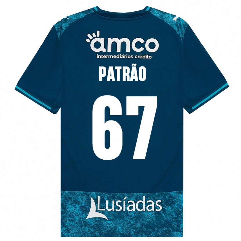 Danxen Dames Afonso Patrão #67 Donkerleigrijs Mediumturquoise Uitshirt Uittenue 2026/27 T-Shirt