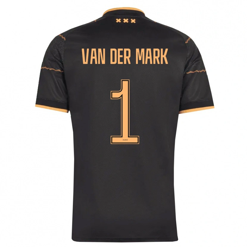 Danxen Dames Jesper Van Der Mark #1 Zwart Oranje Uitshirt Uittenue 2026/27 T-Shirt