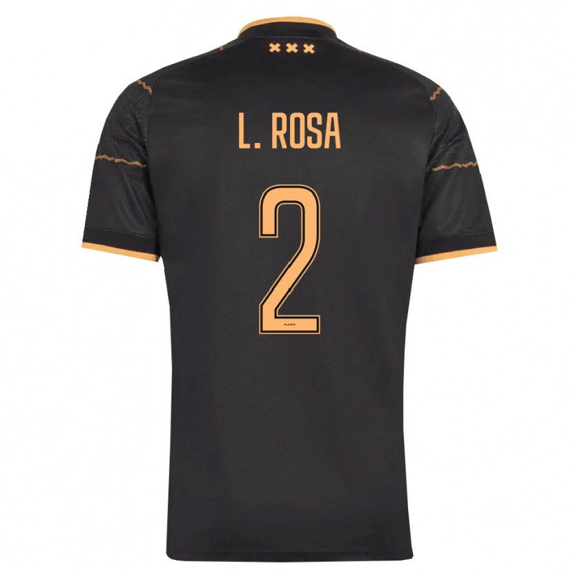 Danxen Dames Lucas Rosa #2 Zwart Oranje Uitshirt Uittenue 2026/27 T-Shirt