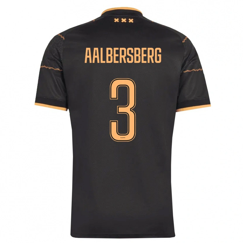 Danxen Dames Miles Aalbersberg #3 Zwart Oranje Uitshirt Uittenue 2026/27 T-Shirt