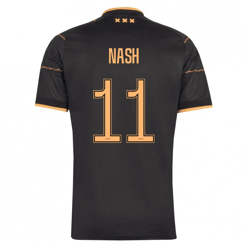 Danxen Dames Pharell Nash #11 Zwart Oranje Uitshirt Uittenue 2026/27 T-Shirt