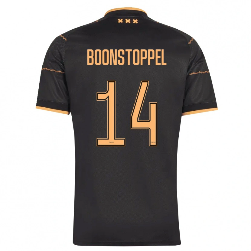 Danxen Dames Jesse Boonstoppel #14 Zwart Oranje Uitshirt Uittenue 2026/27 T-Shirt