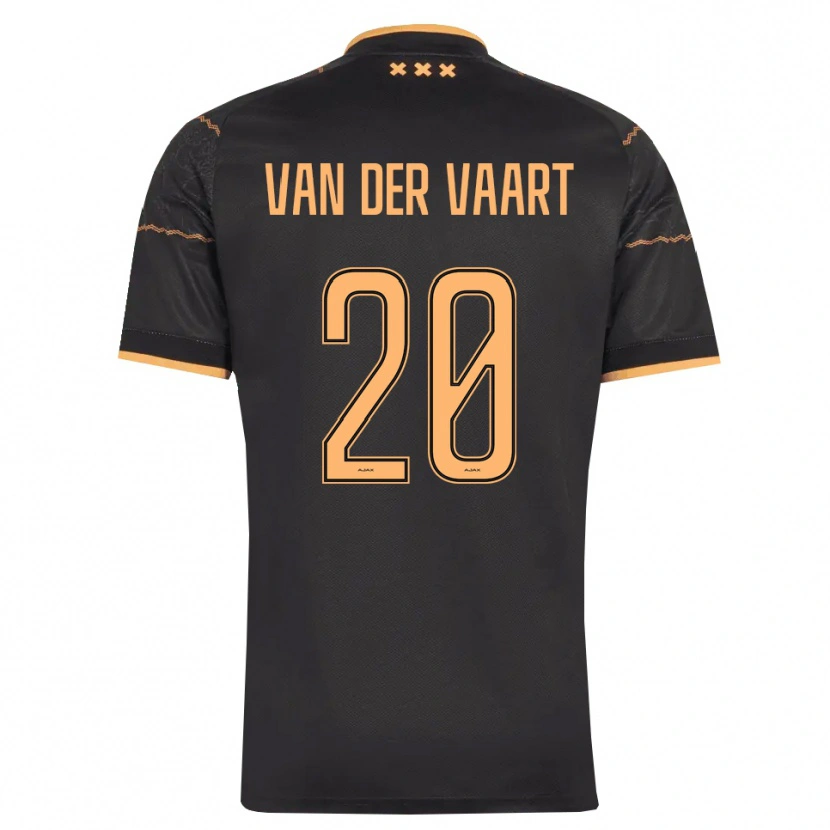 Danxen Dames Damian Van Der Vaart #20 Zwart Oranje Uitshirt Uittenue 2026/27 T-Shirt