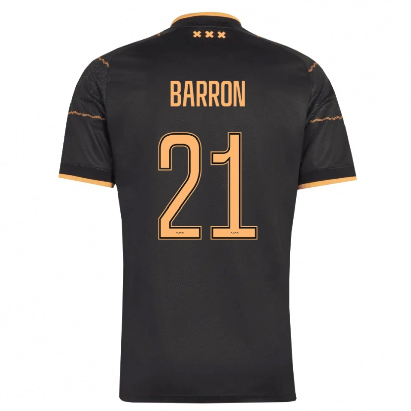 Danxen Dames Eternal Barron #21 Zwart Oranje Uitshirt Uittenue 2026/27 T-Shirt