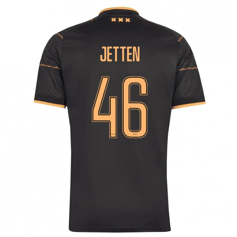 Danxen Dames Lucas Jetten #46 Zwart Oranje Uitshirt Uittenue 2026/27 T-Shirt