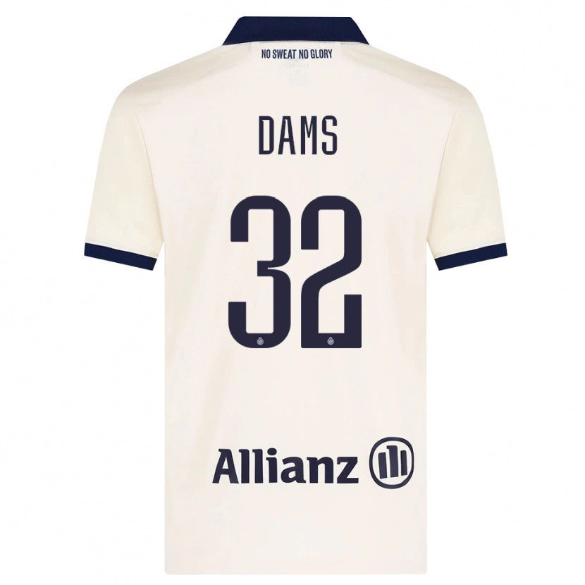 Danxen Dames Matteo Dams #32 Beige Zwart Uitshirt Uittenue 2026/27 T-Shirt