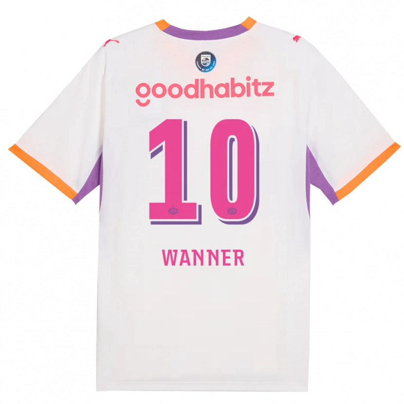 Danxen Dames Paul Wanner #10 Wit Paars Oranje Uitshirt Uittenue 2026/27 T-Shirt