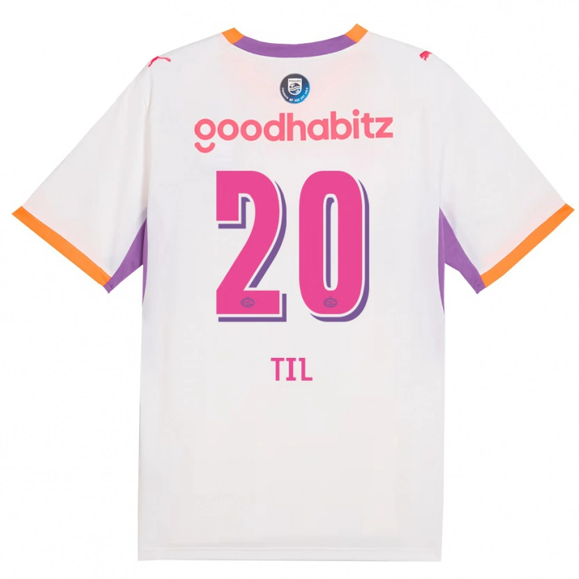 Danxen Dames Guus Til #20 Wit Paars Oranje Uitshirt Uittenue 2026/27 T-Shirt