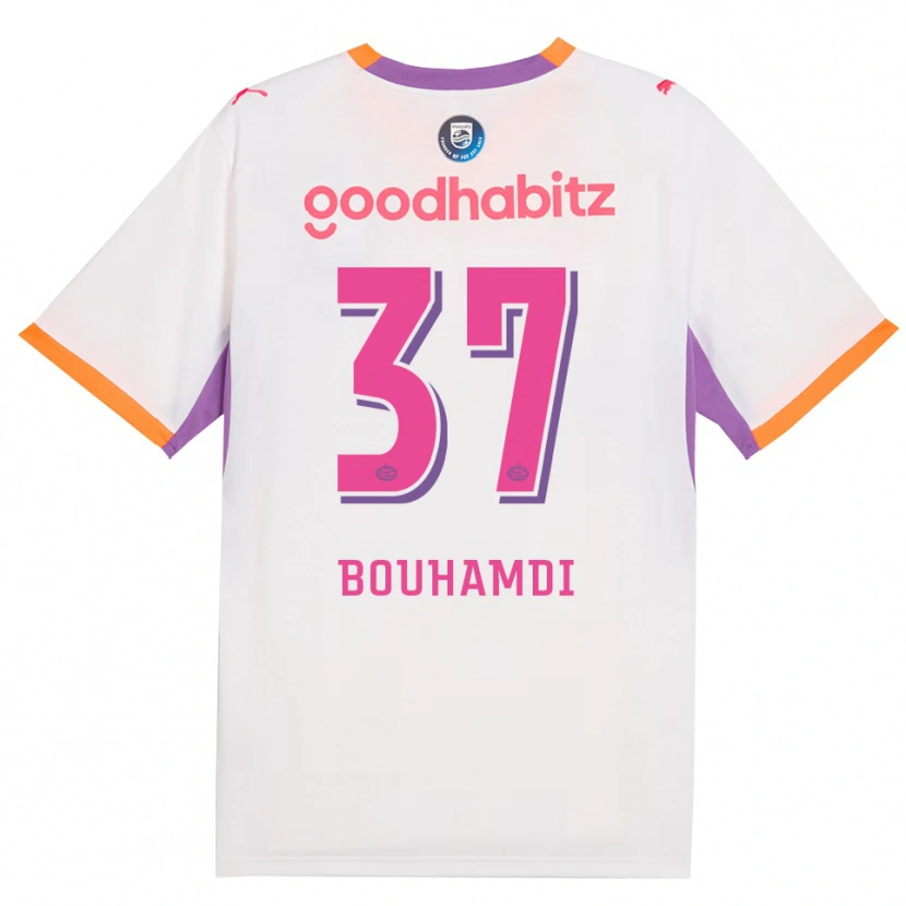 Danxen Dames Amir Bouhamdi #37 Wit Paars Oranje Uitshirt Uittenue 2026/27 T-Shirt