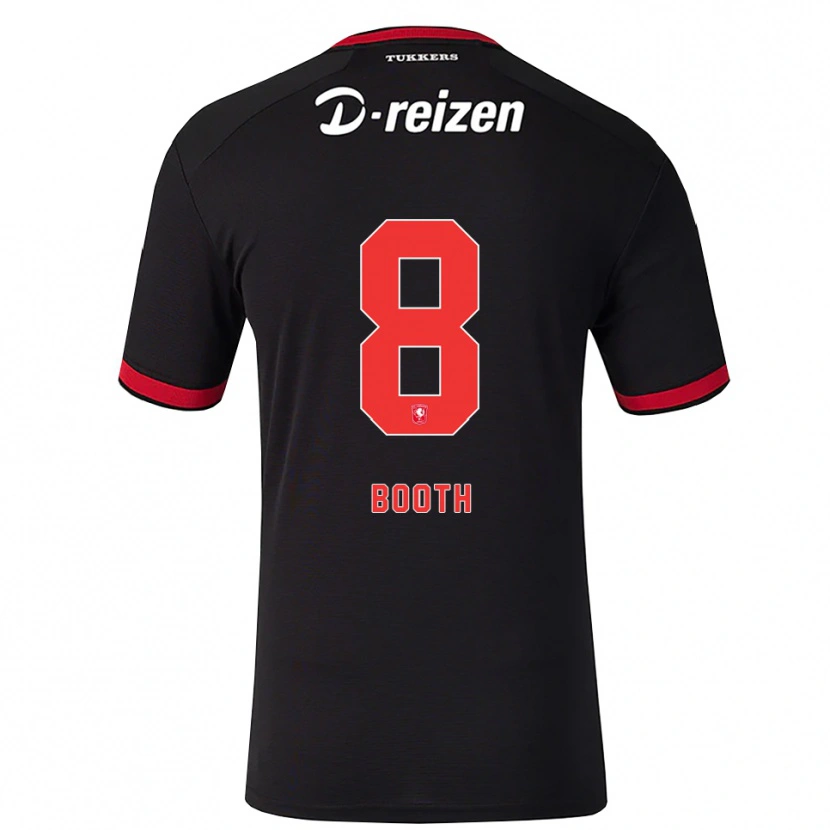 Danxen Dames Taylor Booth #8 Rood Wit Zwart Uitshirt Uittenue 2026/27 T-Shirt