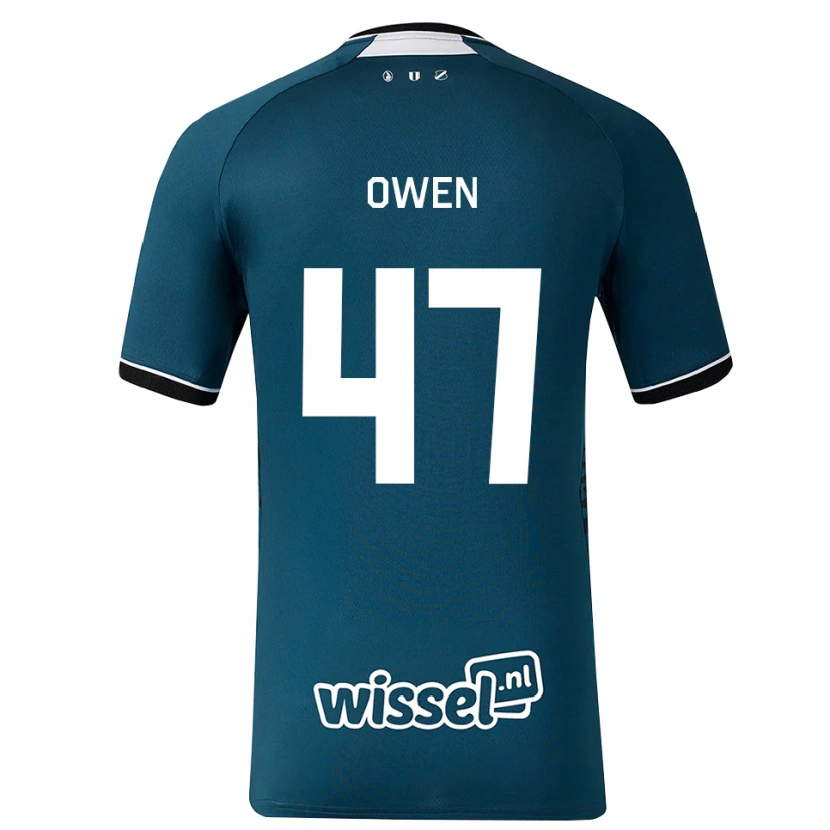 Danxen Dames Emmanuel Chigozie Owen #47 Donkerleigrijs Wit Uitshirt Uittenue 2026/27 T-Shirt