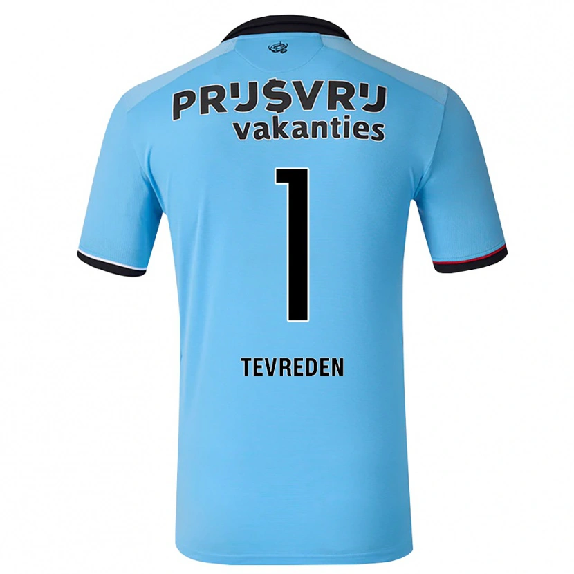 Danxen Dames Dylan Tevreden #1 Diephemelsblauw Zwart Rood Uitshirt Uittenue 2026/27 T-Shirt