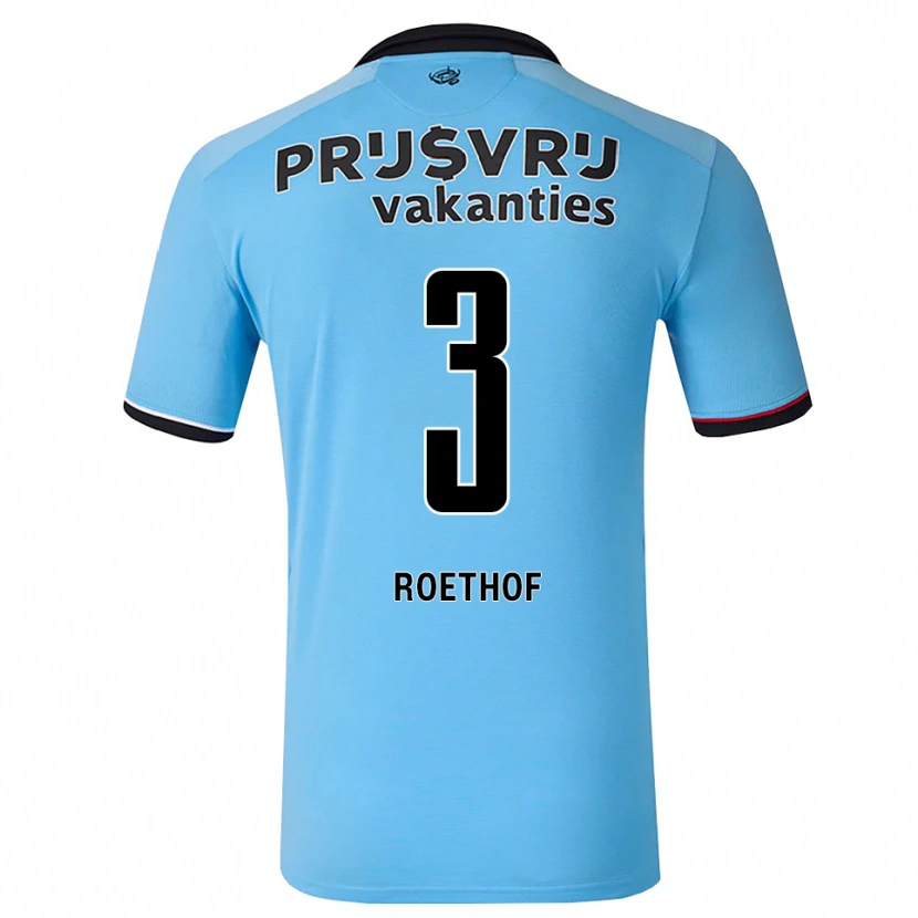 Danxen Dames Danté Roethof #3 Diephemelsblauw Zwart Rood Uitshirt Uittenue 2026/27 T-Shirt