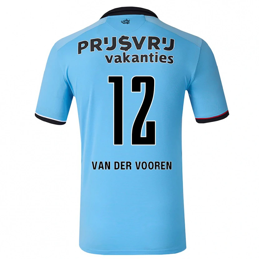 Danxen Dames Remy Van Der Vooren #12 Diephemelsblauw Zwart Rood Uitshirt Uittenue 2026/27 T-Shirt