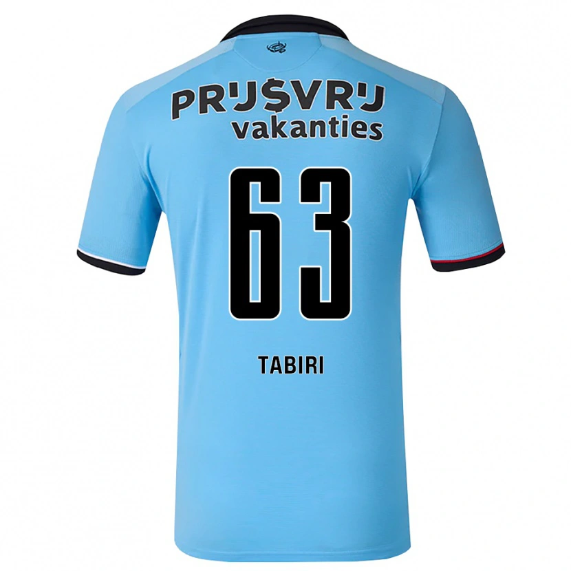 Danxen Dames Kwame Tabiri #63 Diephemelsblauw Zwart Rood Uitshirt Uittenue 2026/27 T-Shirt