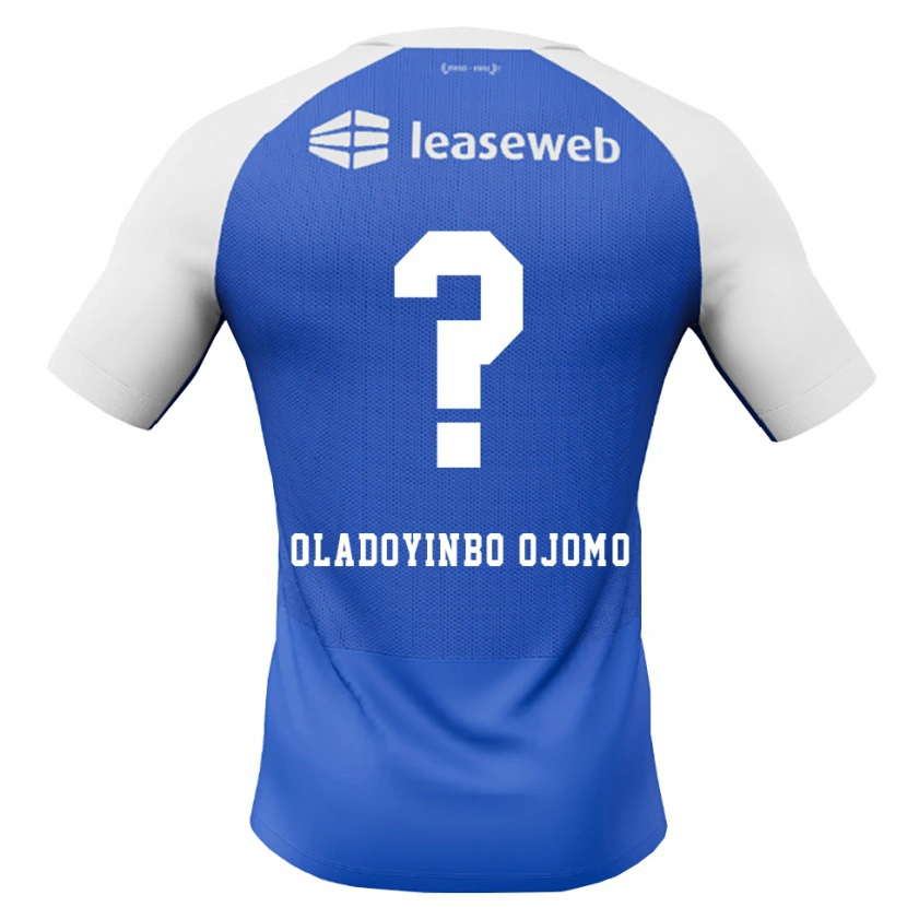 Danxen Dames Jeremiah Oladoyinbo Ojomo #0 Hemelsblauw Rood Wit Uitshirt Uittenue 2026/27 T-Shirt
