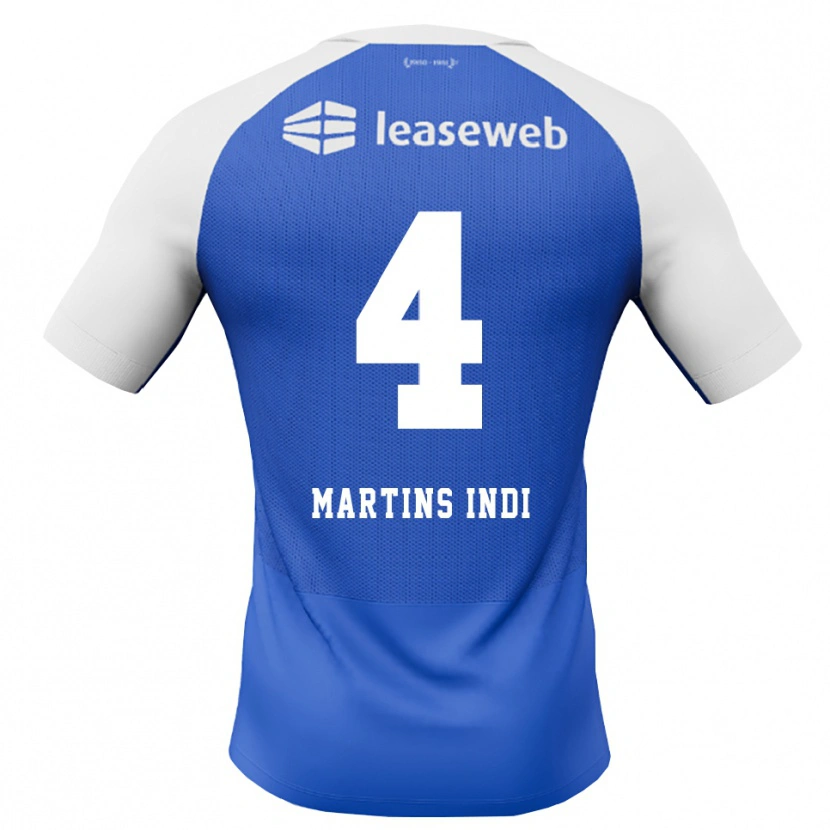 Danxen Dames Bruno Martins Indi #4 Hemelsblauw Rood Wit Uitshirt Uittenue 2026/27 T-Shirt