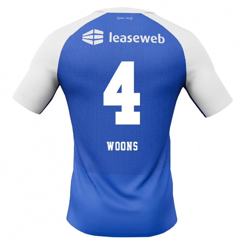 Danxen Dames Karlijn Woons #4 Hemelsblauw Rood Wit Uitshirt Uittenue 2026/27 T-Shirt