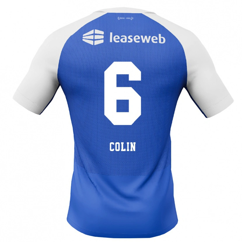 Danxen Dames Isa Colin #6 Hemelsblauw Rood Wit Uitshirt Uittenue 2026/27 T-Shirt