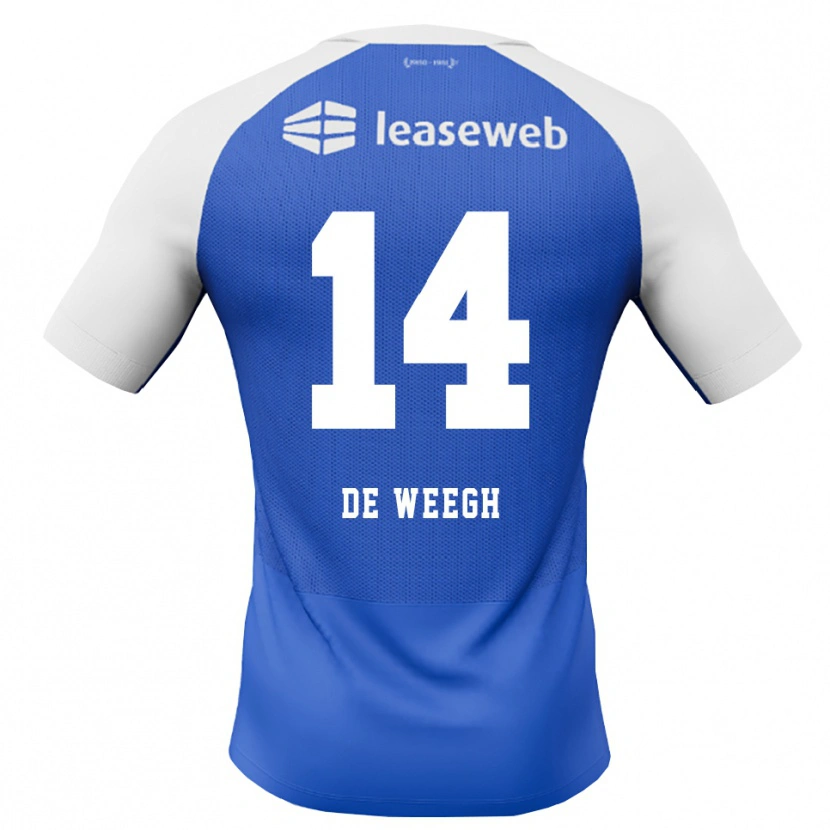 Danxen Dames Bo Op De Weegh #14 Hemelsblauw Rood Wit Uitshirt Uittenue 2026/27 T-Shirt