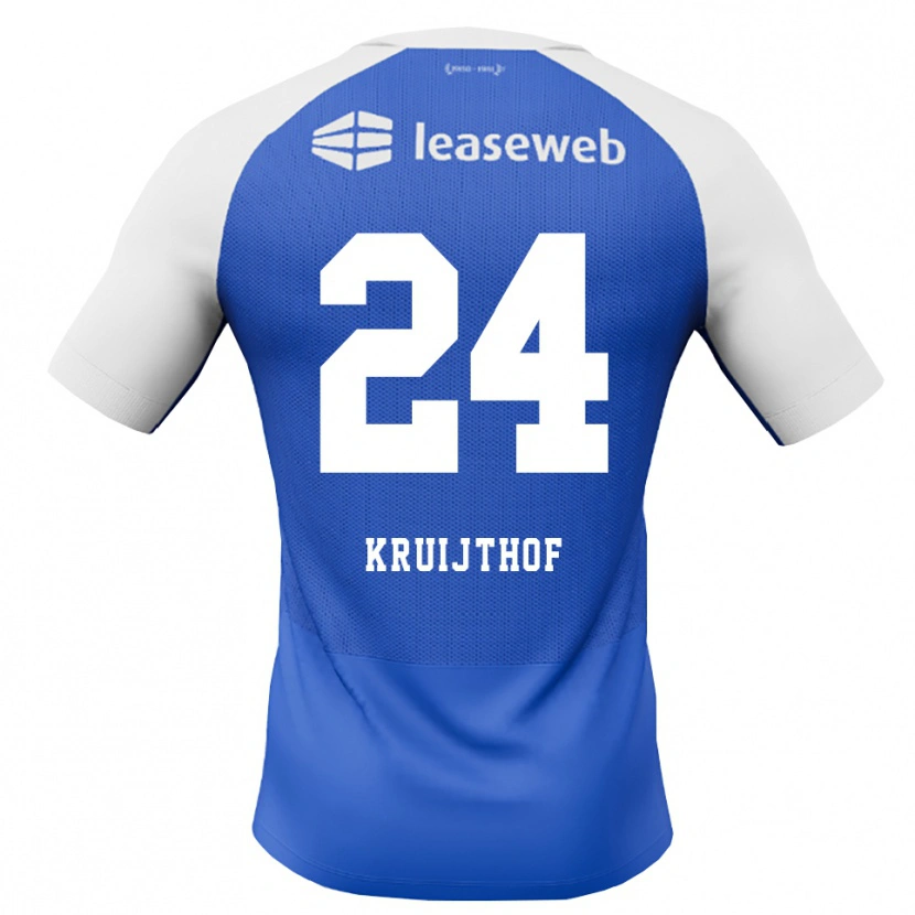 Danxen Dames Annemiek Kruijthof #24 Hemelsblauw Rood Wit Uitshirt Uittenue 2026/27 T-Shirt