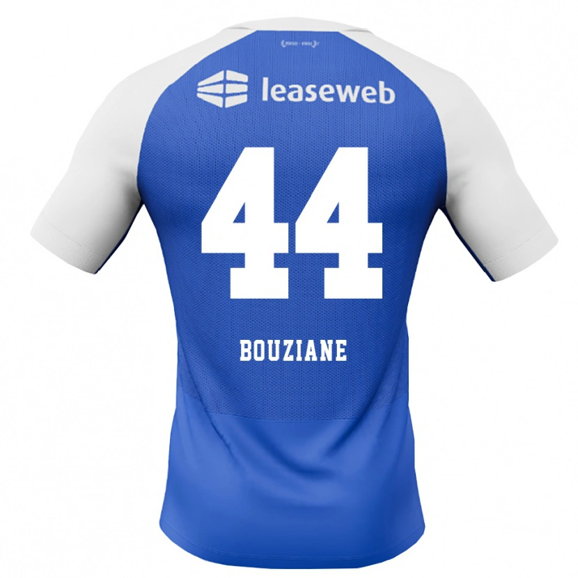 Danxen Dames Wassim Bouziane #44 Hemelsblauw Rood Wit Uitshirt Uittenue 2026/27 T-Shirt