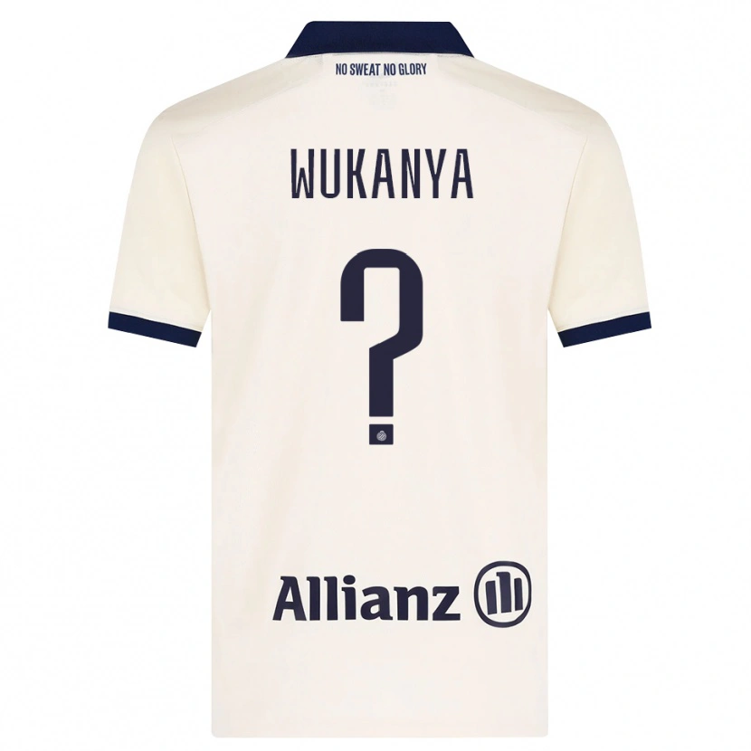 Danxen Dames Stéphane Wukanya #0 Beige Zwart Uitshirt Uittenue 2026/27 T-Shirt