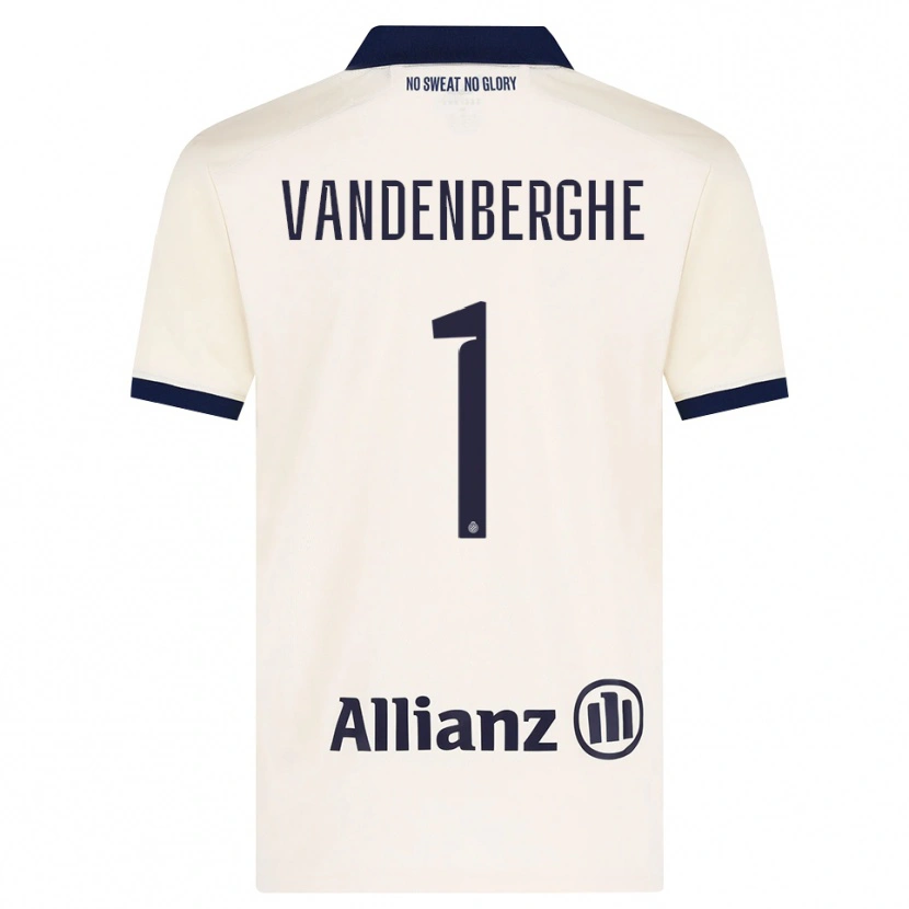 Danxen Dames Xander Vandenberghe #1 Beige Zwart Uitshirt Uittenue 2026/27 T-Shirt
