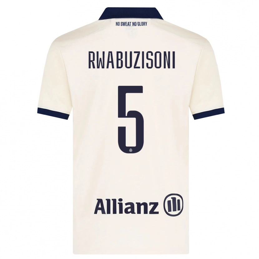 Danxen Dames Noah Rwabuzisoni #5 Beige Zwart Uitshirt Uittenue 2026/27 T-Shirt