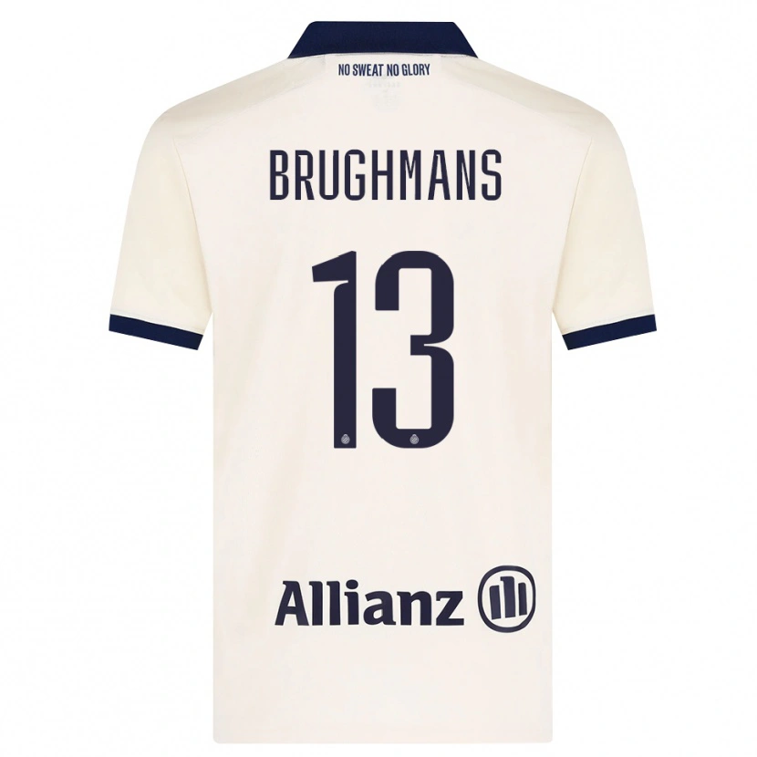 Danxen Dames Beau Brughmans #13 Beige Zwart Uitshirt Uittenue 2026/27 T-Shirt