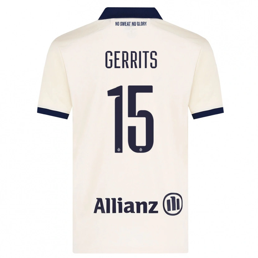 Danxen Dames Melanie Gerrits #15 Beige Zwart Uitshirt Uittenue 2026/27 T-Shirt