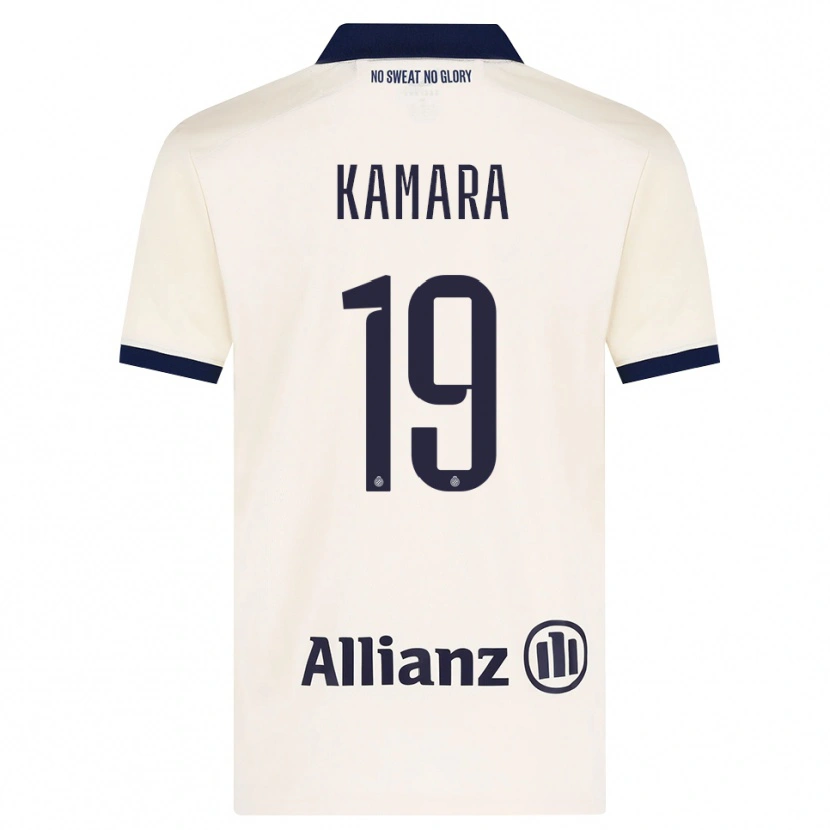 Danxen Dames Al-Hassan Kamara #19 Beige Zwart Uitshirt Uittenue 2026/27 T-Shirt