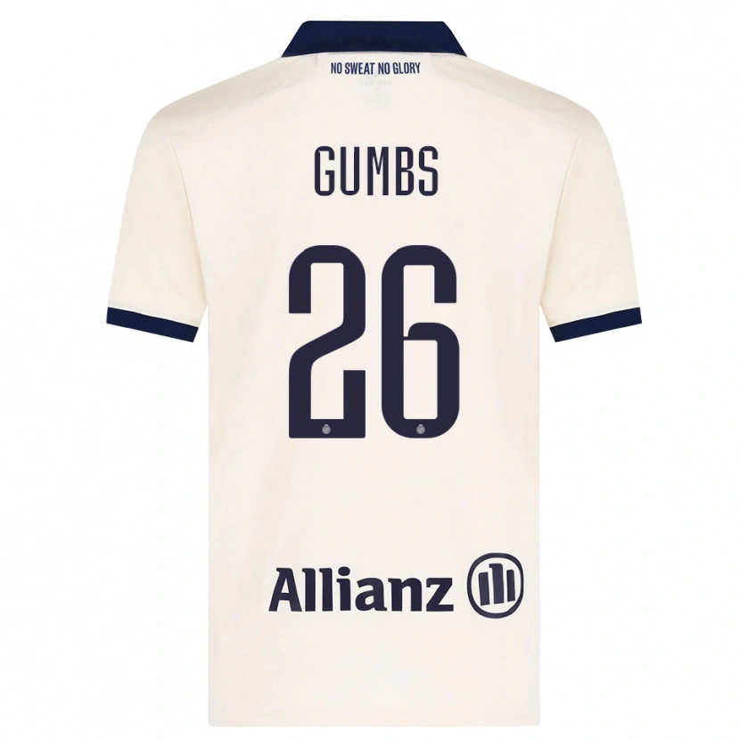 Danxen Dames Aisse Gumbs #26 Beige Zwart Uitshirt Uittenue 2026/27 T-Shirt