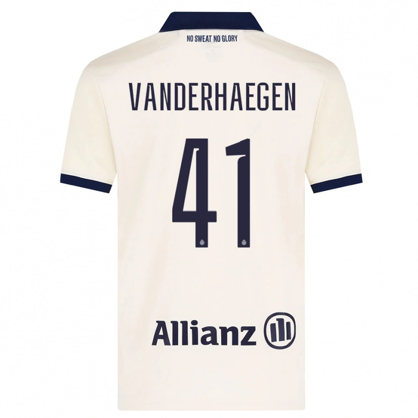 Danxen Dames Lotte Vanderhaegen #41 Beige Zwart Uitshirt Uittenue 2026/27 T-Shirt