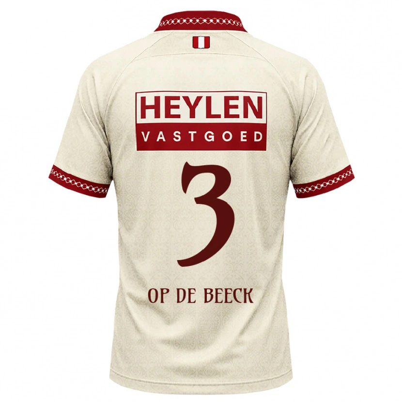 Danxen Dames Gregg Op De Beeck #3 Beige Rood Uitshirt Uittenue 2026/27 T-Shirt