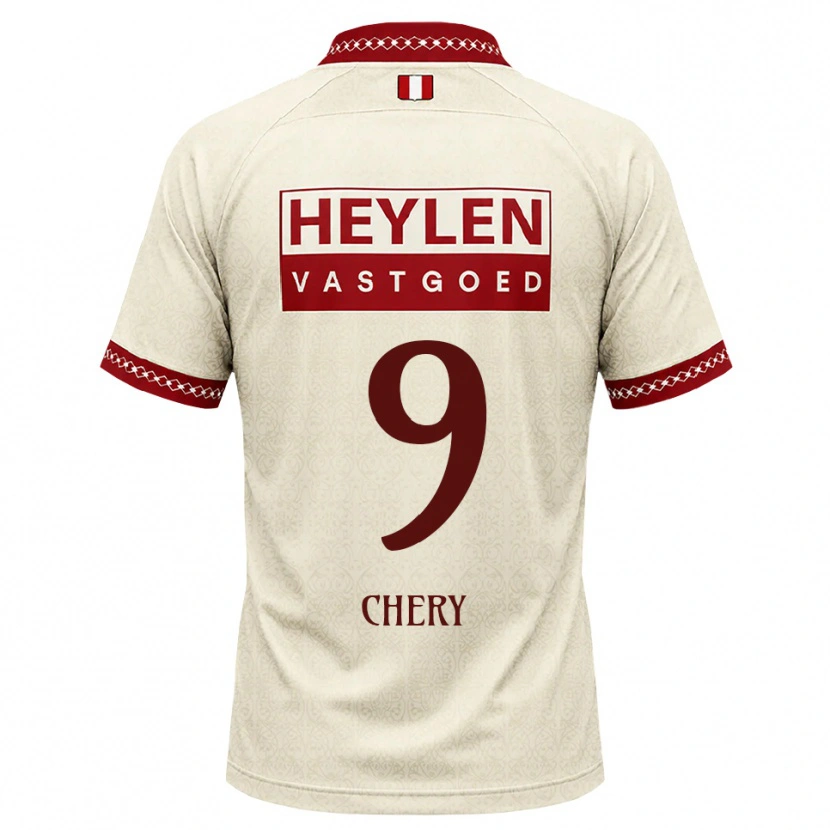 Danxen Dames Tjaronn Chery #9 Beige Rood Uitshirt Uittenue 2026/27 T-Shirt