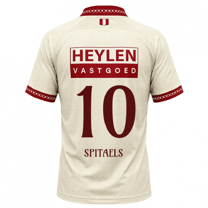 Danxen Dames Nathan Spitaels #10 Beige Rood Uitshirt Uittenue 2026/27 T-Shirt