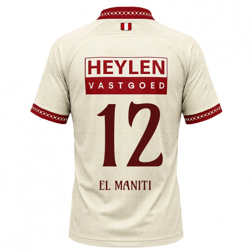 Danxen Dames Naoufal El Maniti #12 Beige Rood Uitshirt Uittenue 2026/27 T-Shirt