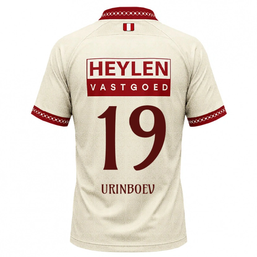 Danxen Dames Mukhammadali Urinboev #19 Beige Rood Uitshirt Uittenue 2026/27 T-Shirt