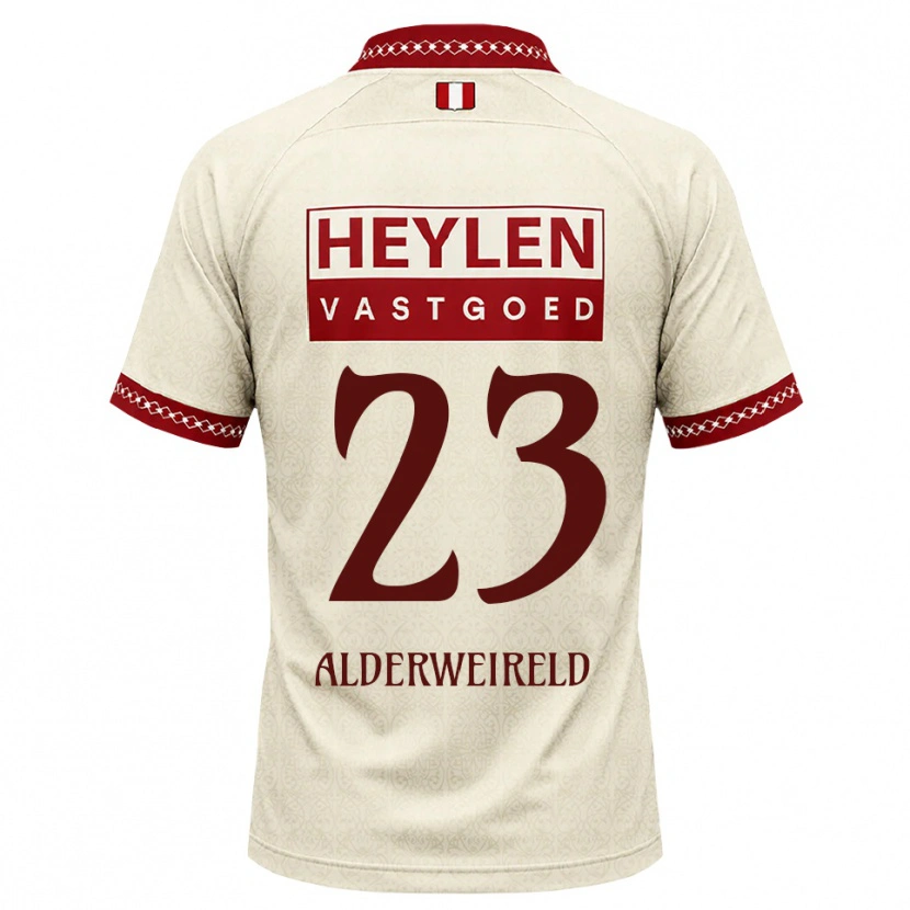 Danxen Dames Toby Alderweireld #23 Beige Rood Uitshirt Uittenue 2026/27 T-Shirt