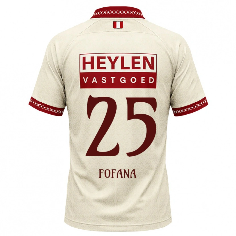 Danxen Dames Modibo Fofana #25 Beige Rood Uitshirt Uittenue 2026/27 T-Shirt