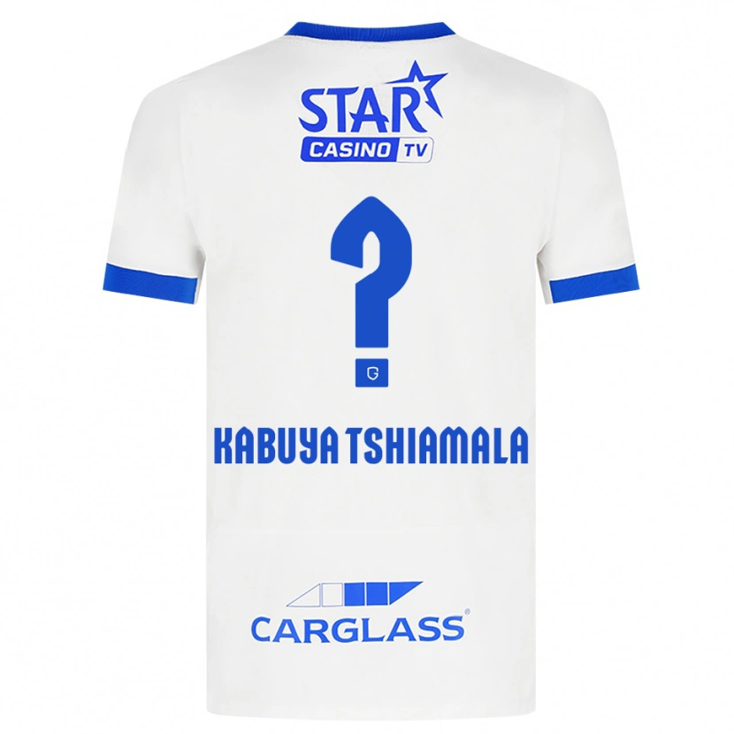 Danxen Dames Lino Kabuya Tshiamala #0 Wit Blauw Uitshirt Uittenue 2026/27 T-Shirt