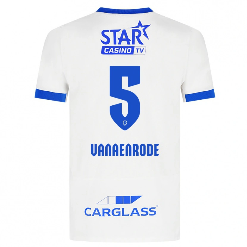 Danxen Dames Gwyneth Vanaenrode #5 Wit Blauw Uitshirt Uittenue 2026/27 T-Shirt