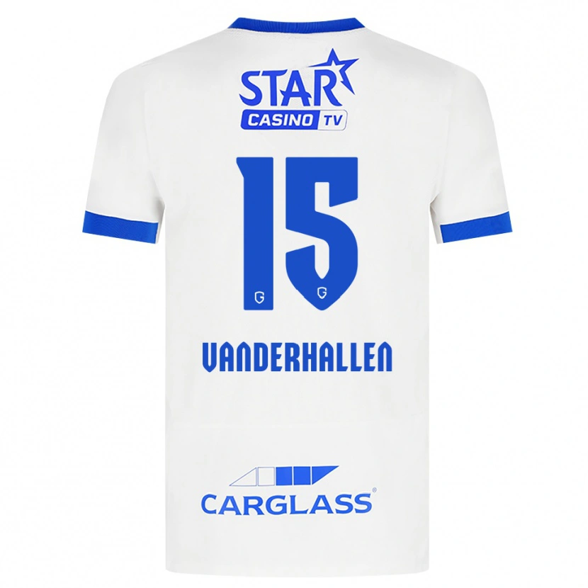 Danxen Dames Yari Vanderhallen #15 Wit Blauw Uitshirt Uittenue 2026/27 T-Shirt